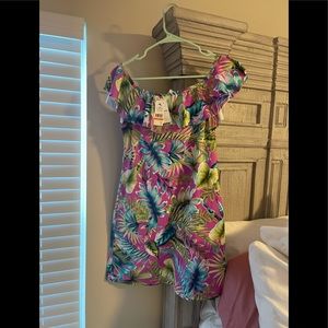 Tommy Bahama off the shoulder dress
